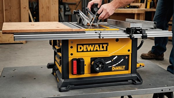 Scie à table dw745 dewalt : puissance, légèreté et prix réduit